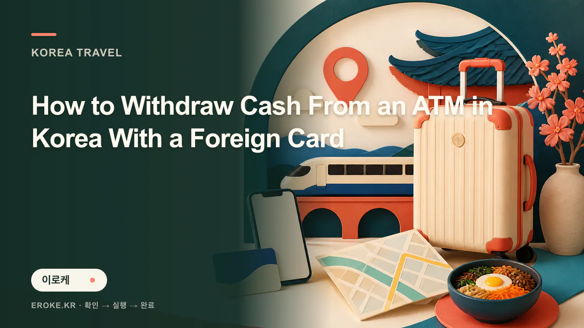How to Withdraw Cash From an ATM in Korea With a Foreign Card 대표 이미지