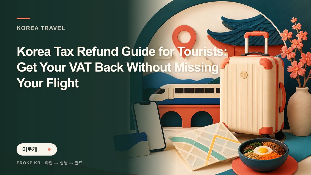Korea Tax Refund Guide for Tourists: Get Your VAT Back Without Missing Your Flight 대표 이미지
