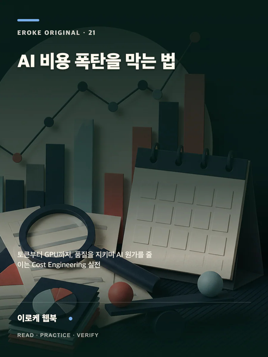 AI 비용 폭탄을 막는 법 웹북 표지