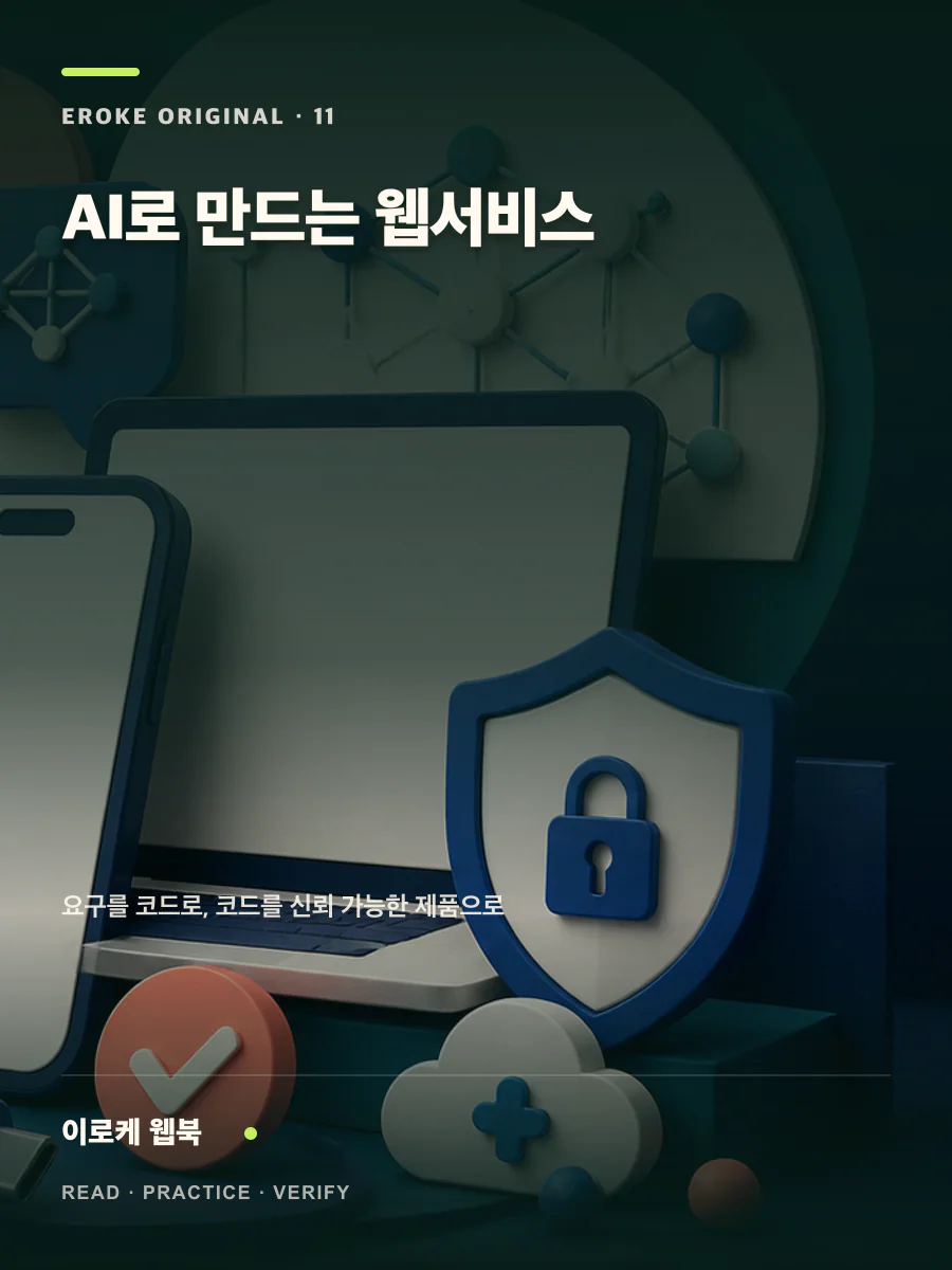 AI로 만드는 웹서비스 웹북 표지