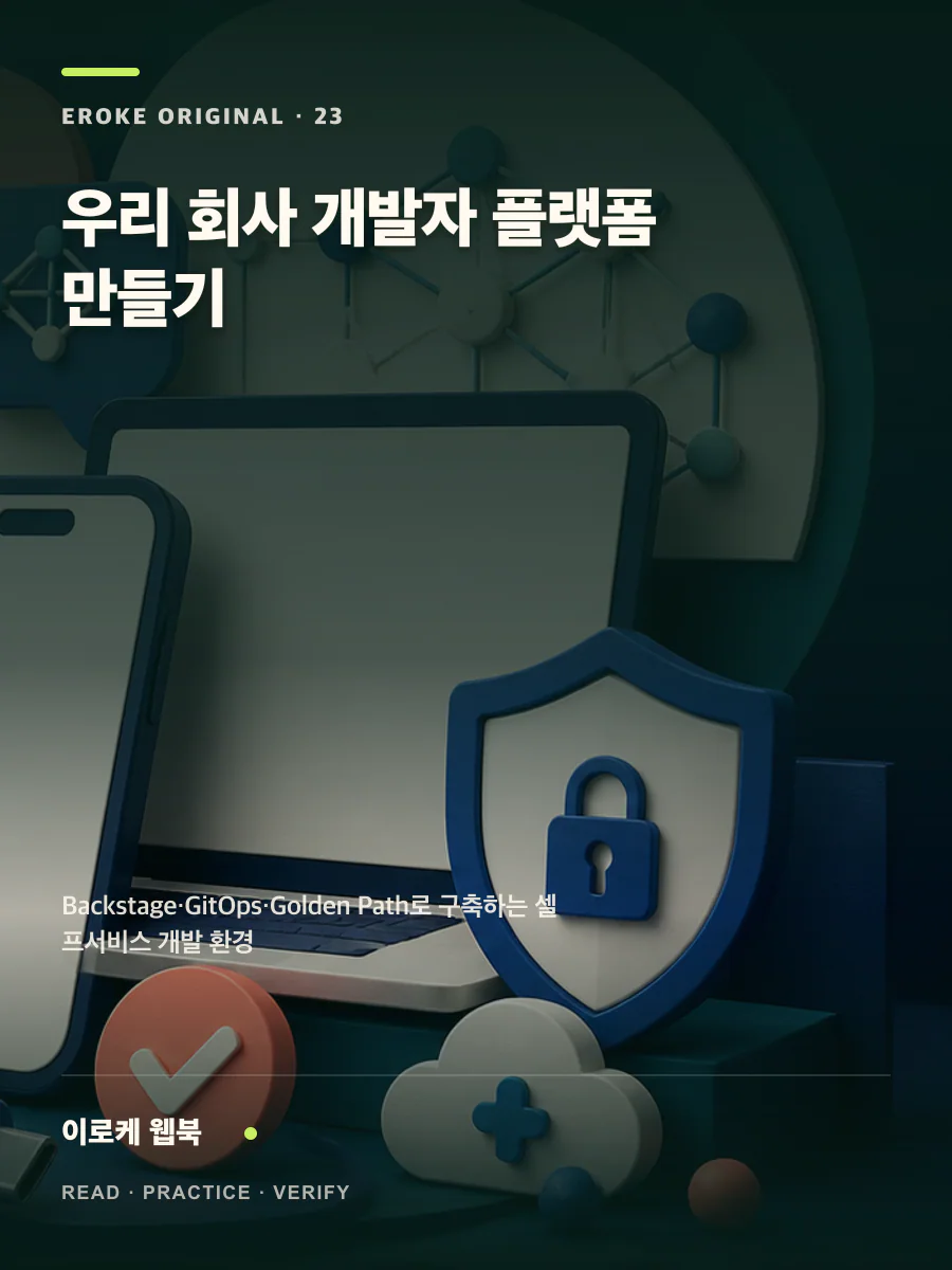우리 회사 개발자 플랫폼 만들기 웹북 표지