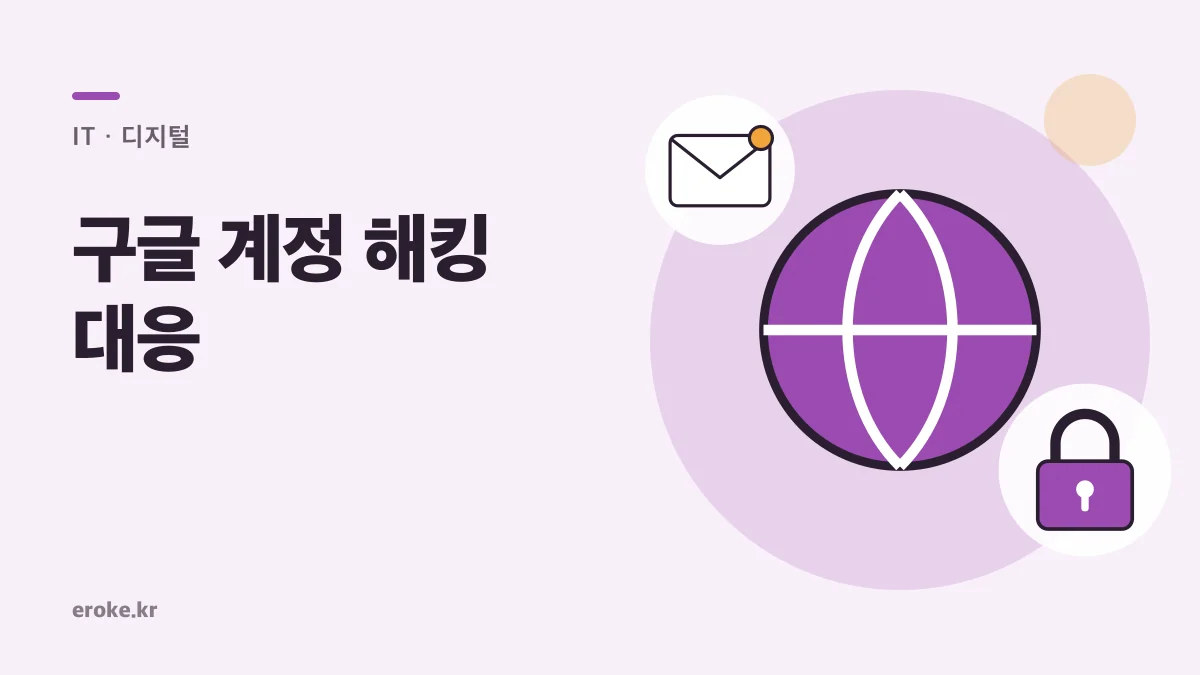 구글 계정 해킹 의심: 로그인 되면 세션 로그아웃, 안 되면 계정 복구 순서 대표 이미지